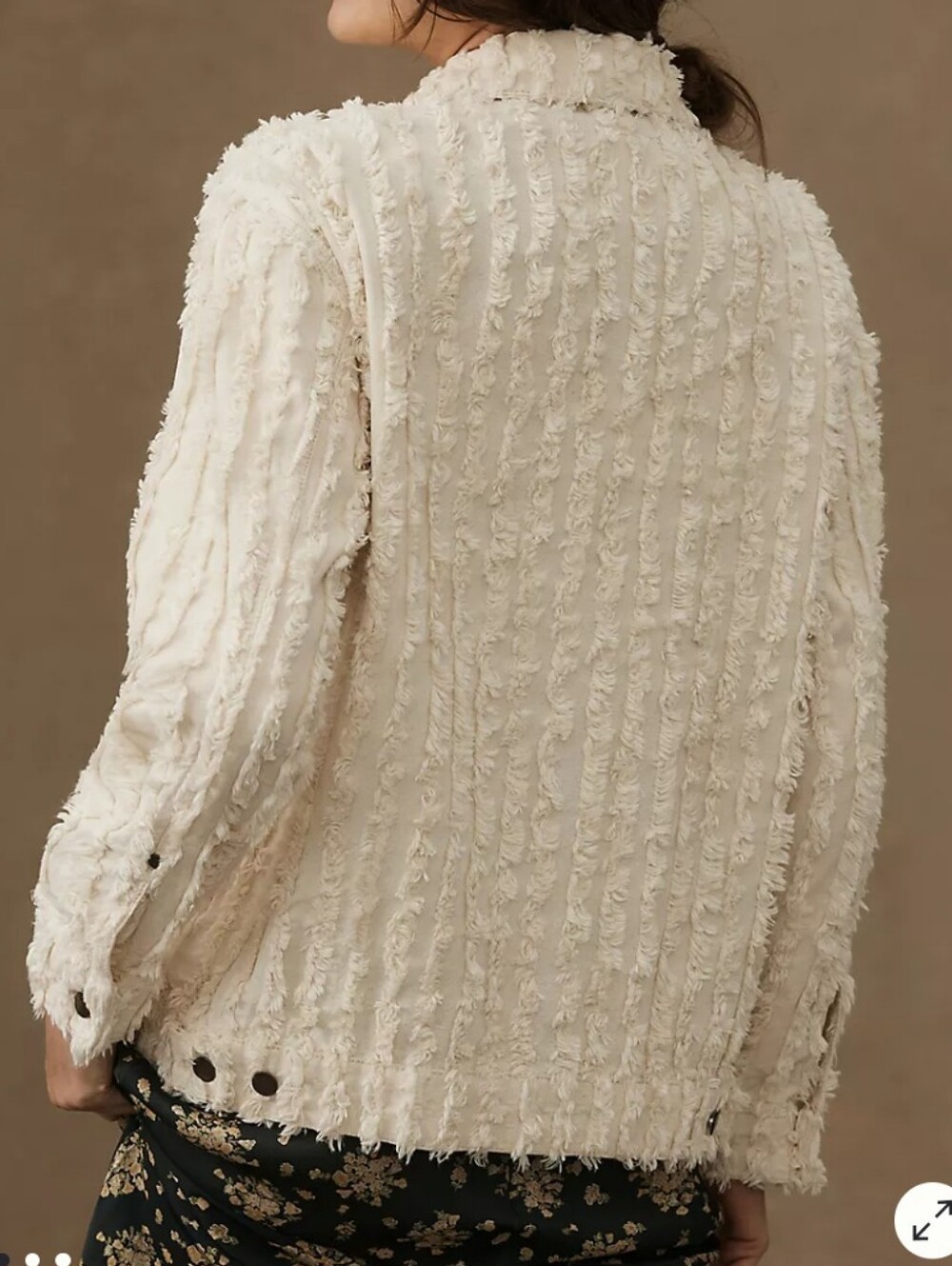 Pilcro Textured Trucker Jacket * Gorgeous * NWT * XL * Retail 148 - Picture 2 of 4